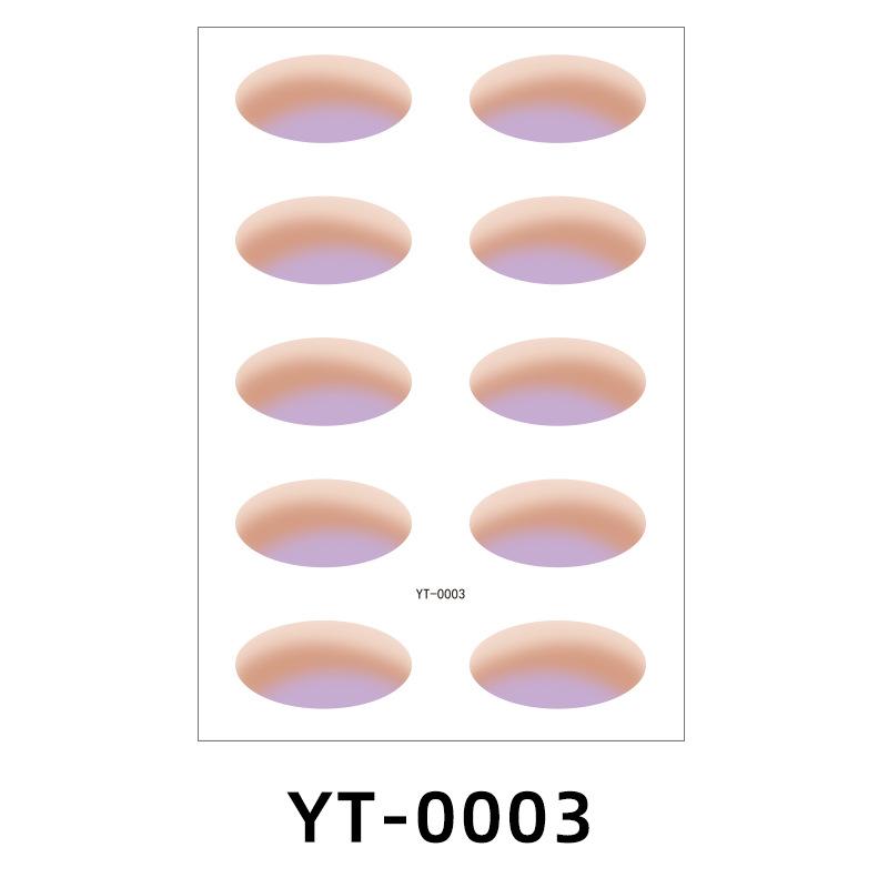 Øyenskyggeklistremerke Midlertidig tatoveringsklistremerke Øyesminke Svettesikker Vanntett Sminke Ansiktsklistremerke Fest Fest Øyelokksklistremerke Tatovering