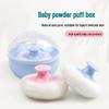 Portable Baby Powder Box with Special Puff Pad for Newborn Prickly Heat