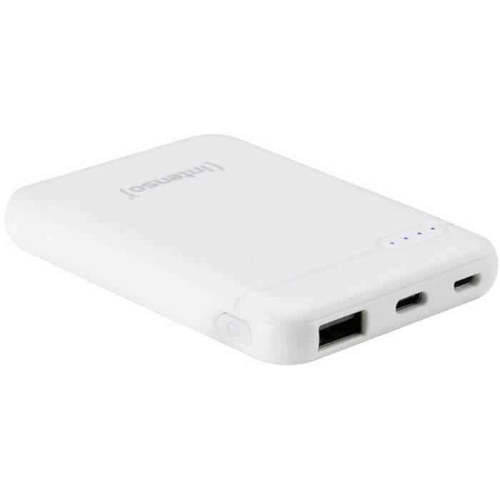 

Batterie supplémentaire - INTENSO - XS5000 - LiPo 5000 mAh - Blanc - USB/USB-C™ білий