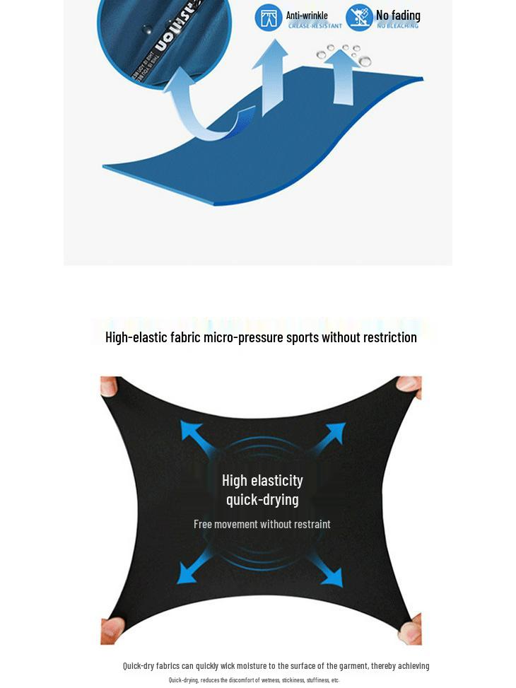 Quick-Dry Breathable Dual-Layer Sports Shorts