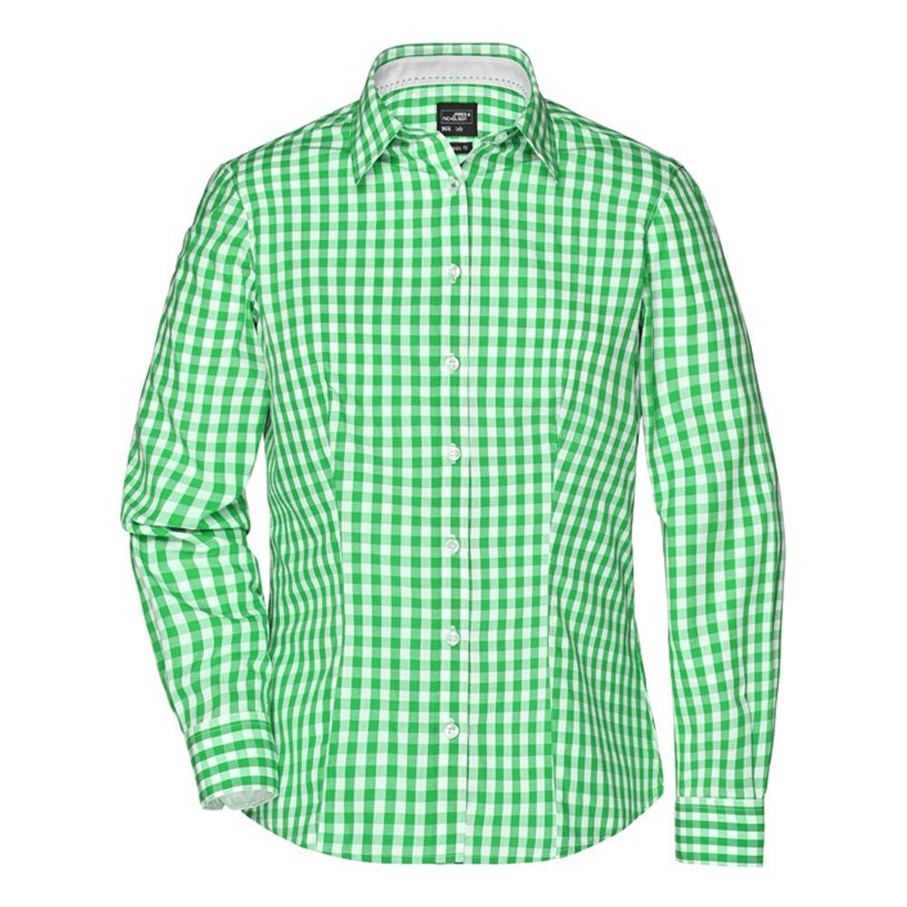 James and Nicholson Womens/Ladies Checked Blouse