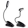 LED Reading Light /Reading Lamp in Bed /Portable/ Flexible Table Lamps Clip on Book for