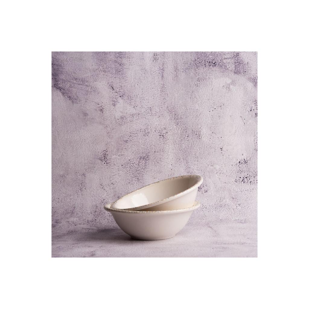 Tinta Tessera 48 Pieces White Mosaic Patterned Casual - Guest Porcelain Dinner Set For 12 People