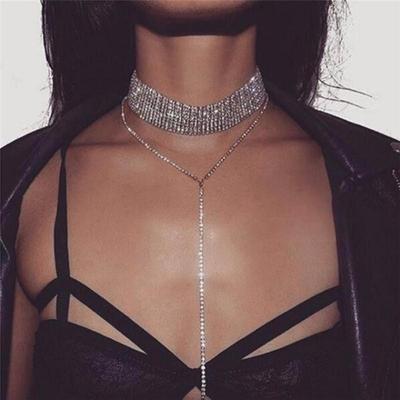 Women Clavicle Necklace  Pendant Chain Choker Collar Jewelry