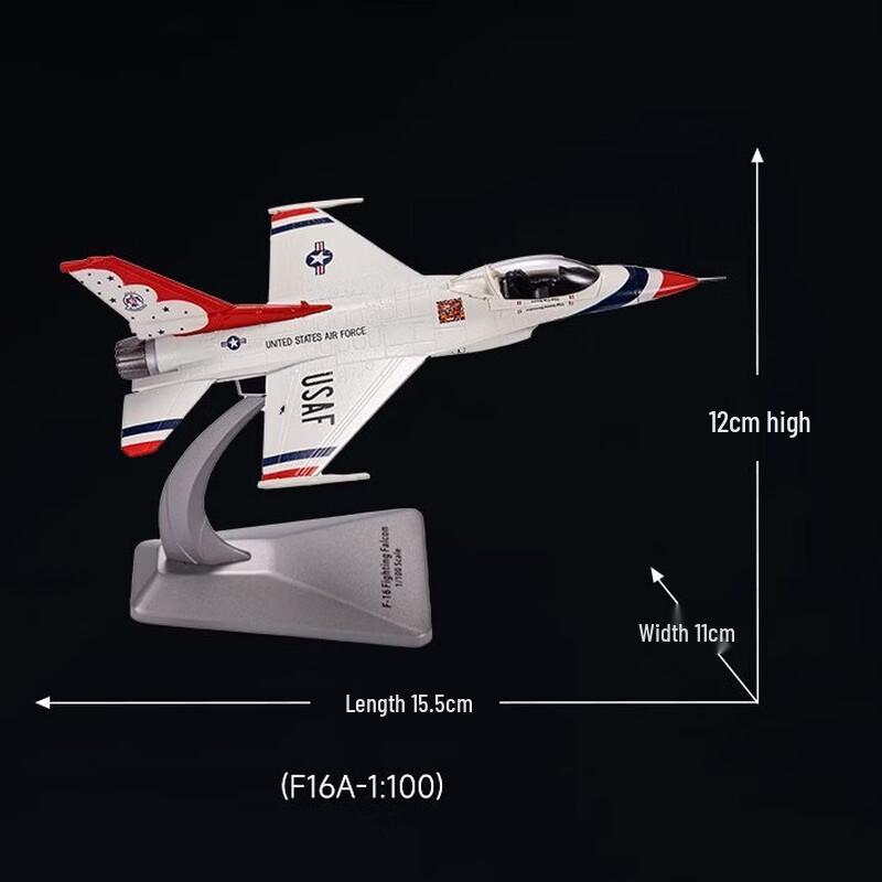 

F-16A Thunderbird Alloy Aircraft Model