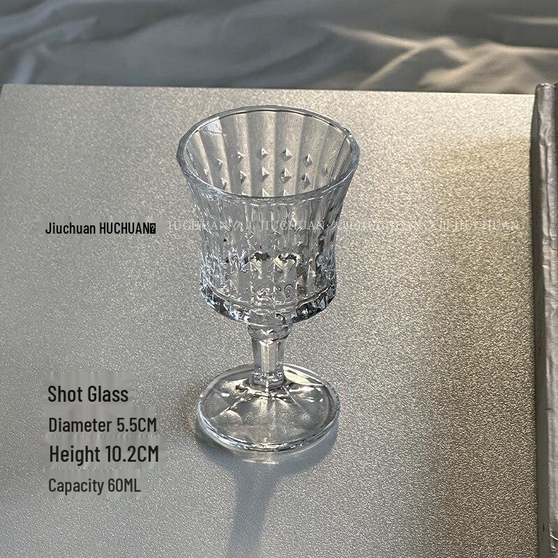 ZISIZ Handmade Diamond Glass Wine Cup