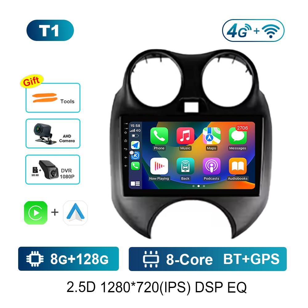 Android Intelligent System for Nissan March K13 2010 - 2013 Car Video Multimedia 9'' GPS Navigation 4G HD Screen Cooling Fan