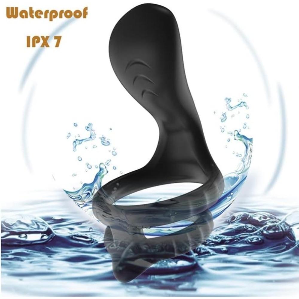 Penis Ring Vibrator Cock Rings Penis Sleeve Ejaculation Delay Male Chastity Sex Toys for Men Couple Anal Butt Plug Adult Goods