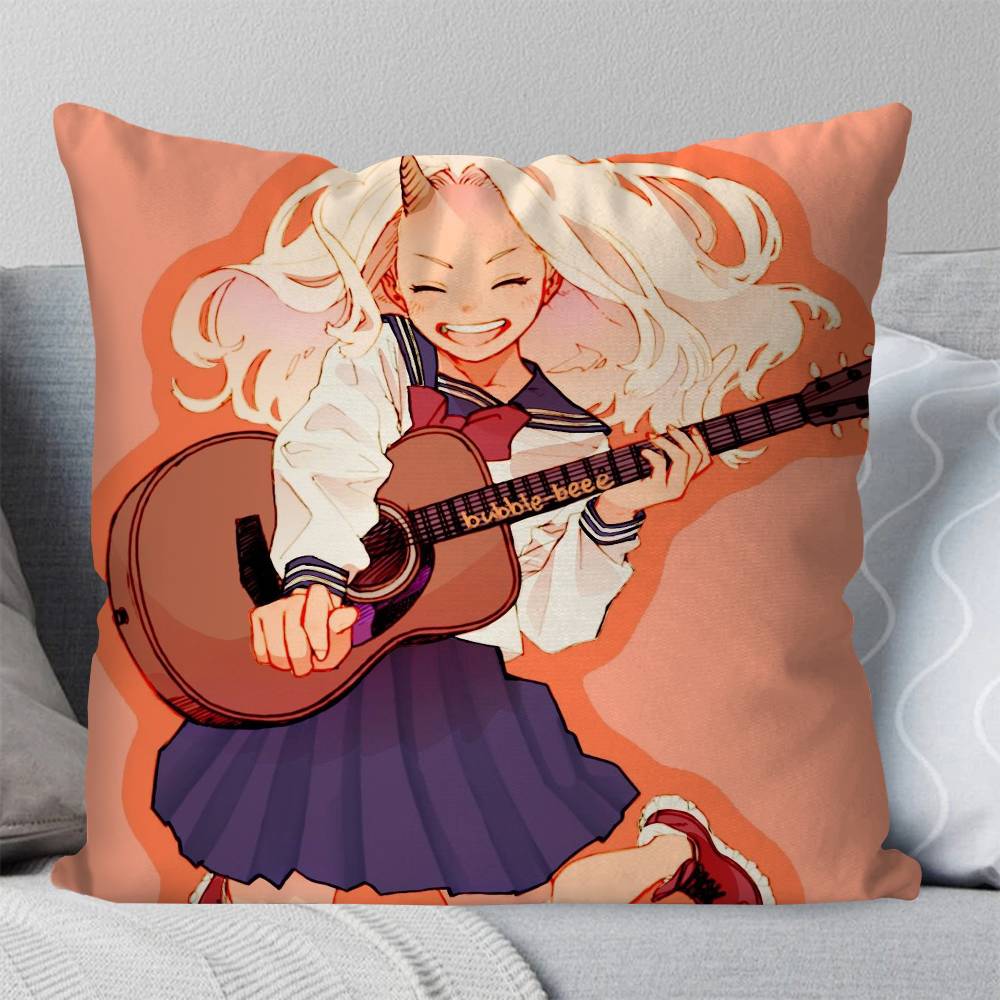 Eri Anime My HHero Academia Pillow Case Fashion Square Pillowcase Bedroom Sofa Room Ins Decoration Leisure