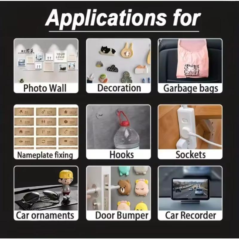 1PC Transparent Nano Tape - Reusable Washable Double-Sided Adhesive | Removable Universal Glue