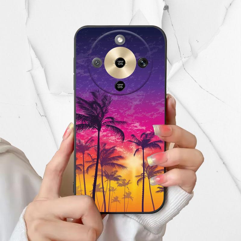For Honor X9d Case Soft TPU Phone Case For Honor Magic8 Lite Matte Back Cover For Honor X70 Shockproof Silicone Bumper Funda