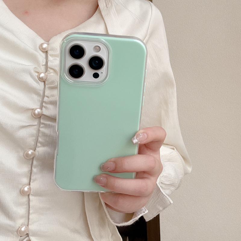 

Solid Color Jelly Case Combo for iPhone 16 Pro Max/Apple 17/14/15 17 Air