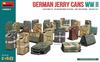 MiniArt Scale WWII German Jerry Cans of Plastic Model Kit MA49004 1/48 (Set 28)