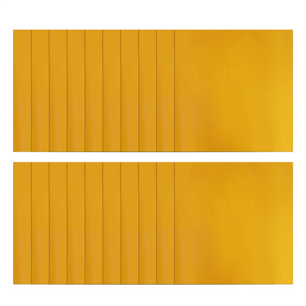 

20pcs/set Gold Aluminum Foil Heavy Duty 5.9x5.9 Inch Embossed Aluminum Sheets Crafting Foil For Painting Engraving Mounting золотий