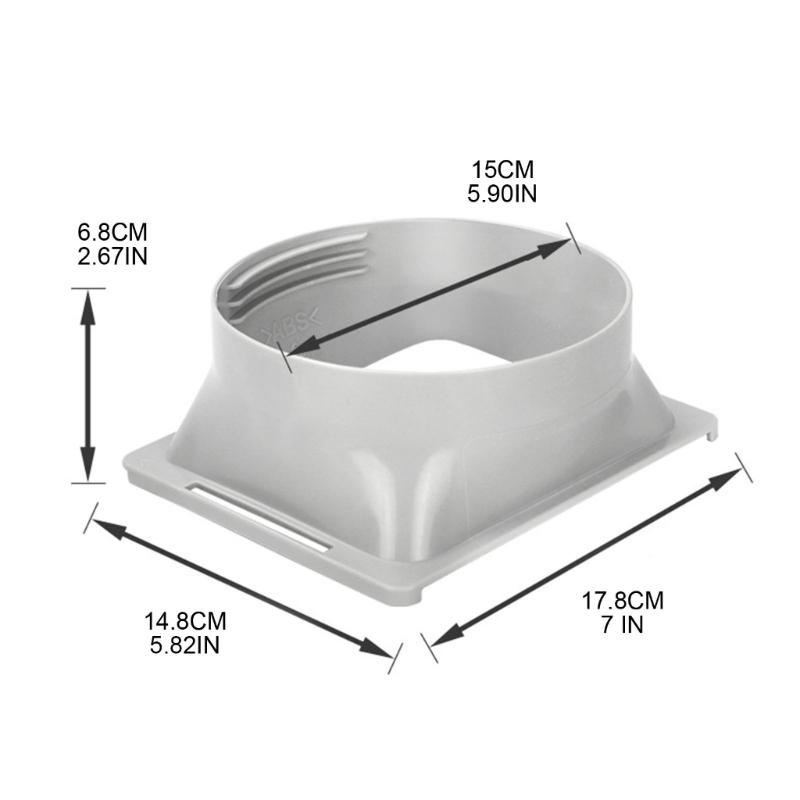 Durable Air Conditioner Hose Coupler Window Adapter Exhaust Hose Interface Counter Extension Connector Tube Accessories