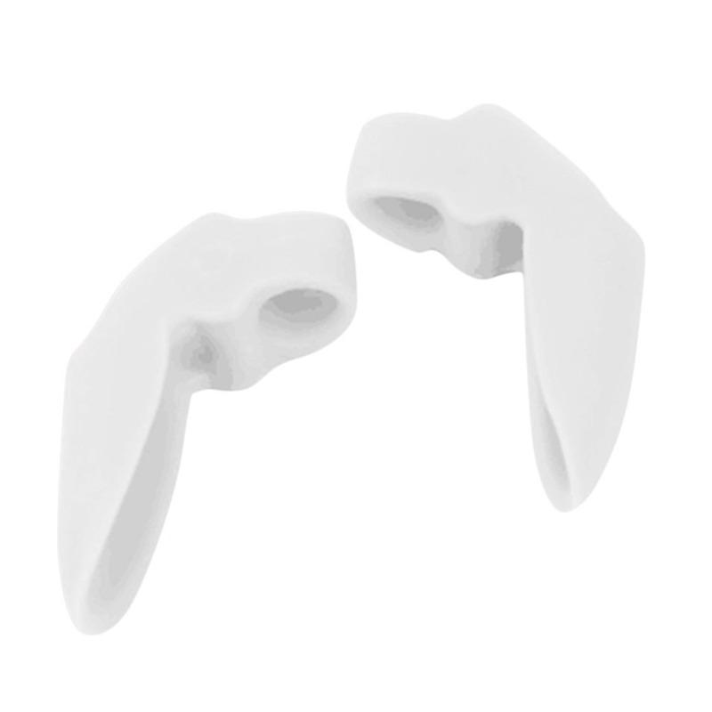 1/2Pairs Silicone Gel foot fingers Two Hole Toe Separator Thumb Valgus Protector Bunion adjuster Valgus Guard feet care