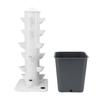 Vertical Hydroponic Growing System Space Saving 18 Hole Hydroponic Tower with 10L Watertank for Home