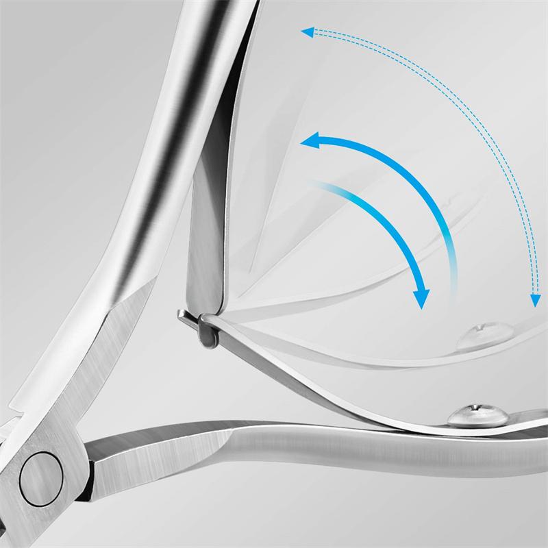 Professional Cuticle Cutter Nail Nippers Scissors Manicure Pusher Pedicure Tong Dead Skin Remover Nail Cuticle Regrowth Tool