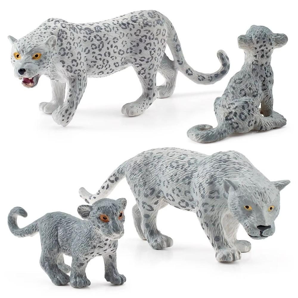 PVC Material Wild Animals Model Static Model Animal Figurine Leopard Model Children Cognitive