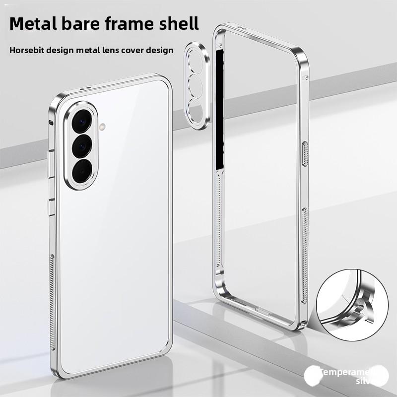 For Samsung A37 A57 S26 S25 Ultra Plus Detachable Metal Camera Protect Ultra-Thin Case Metal Frame Shockproof Cover Bumper