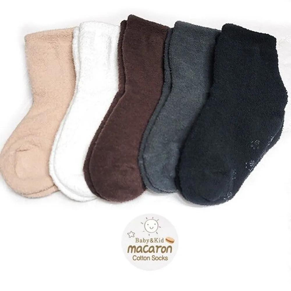[J.Cotton] 5-Pair Sleep Socks / Toddler/Kids Sleep Socks / Winter Socks 11 Basic 5-Set