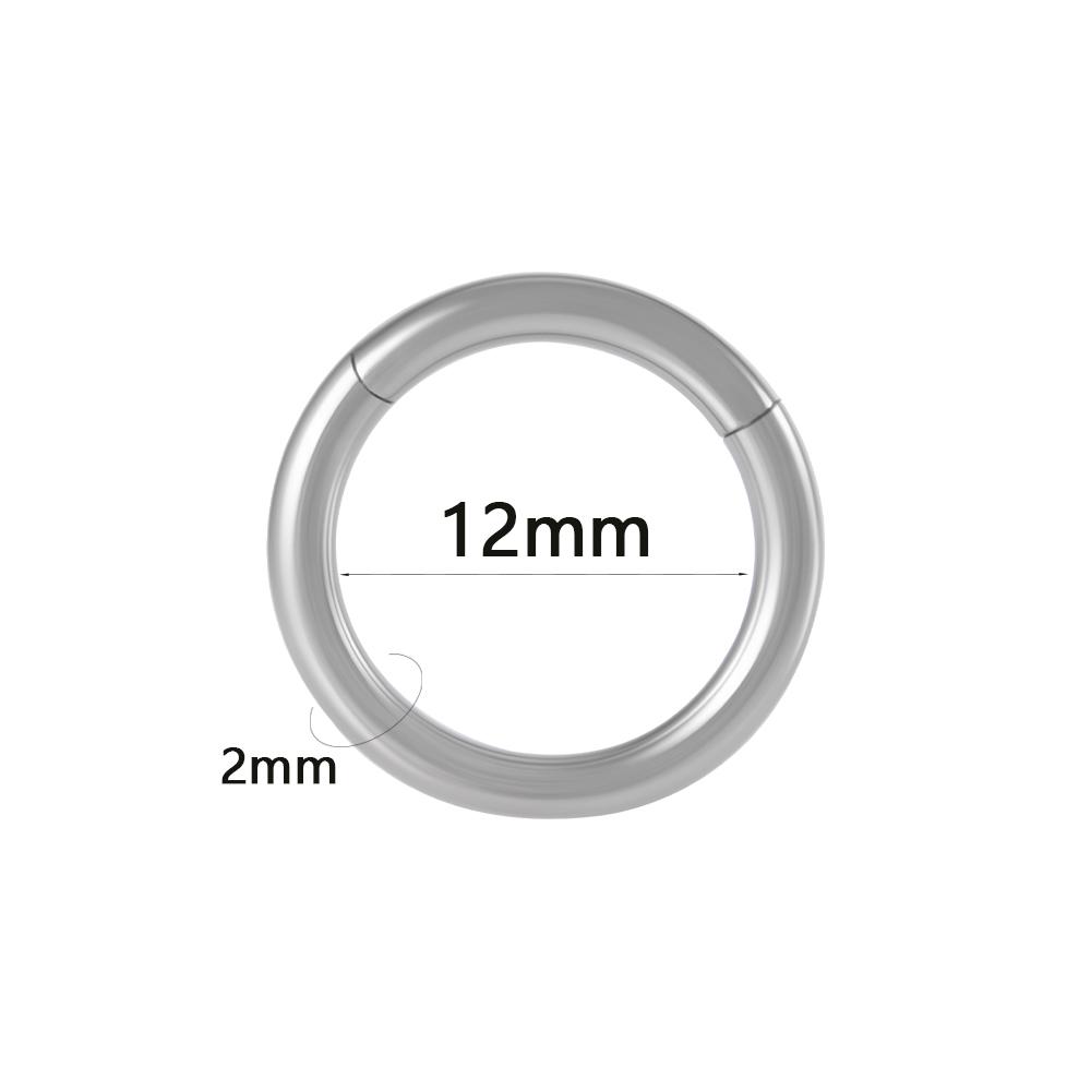 Segment klikacího septa z chirurgické oceli 1ks Kloubový kroužek Nos Obruč na rty Obruč ušní chrupavka Piercing do ušního boltce Tragus Helix