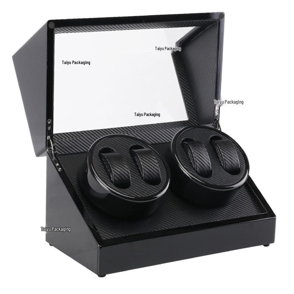 Electric Rotating Wooden Watch Winder Box