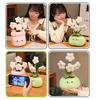 Cute Plush Vast Flower Bouquet Soft Skin-Friendly Plush Plant Doll Cute Healing Flower