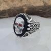 Men's Carved Skull Retro Ring - Super Eco-Friendly Alloy