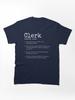 Clerks Clerk Definition in white Classic T-Shirt