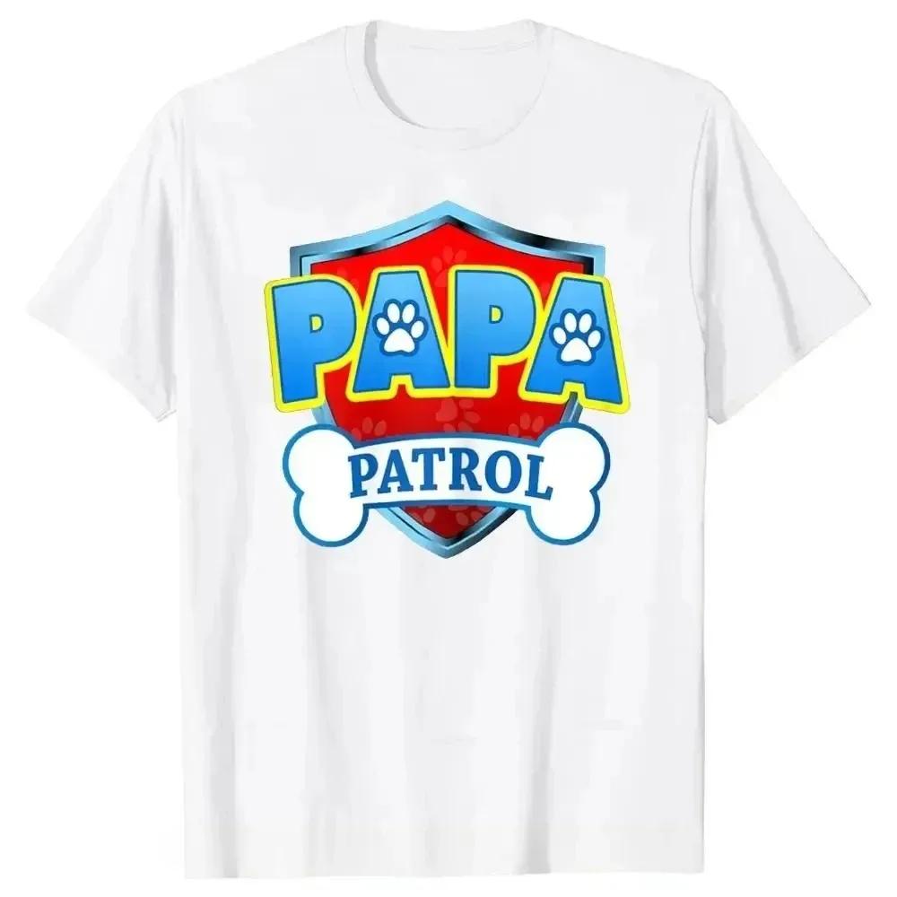 Dog Patrol Shirt men's Women's Clothing Funny Gift Birthday Party Family Clothing T-Shirt Clothing Autumn and winter innerwear