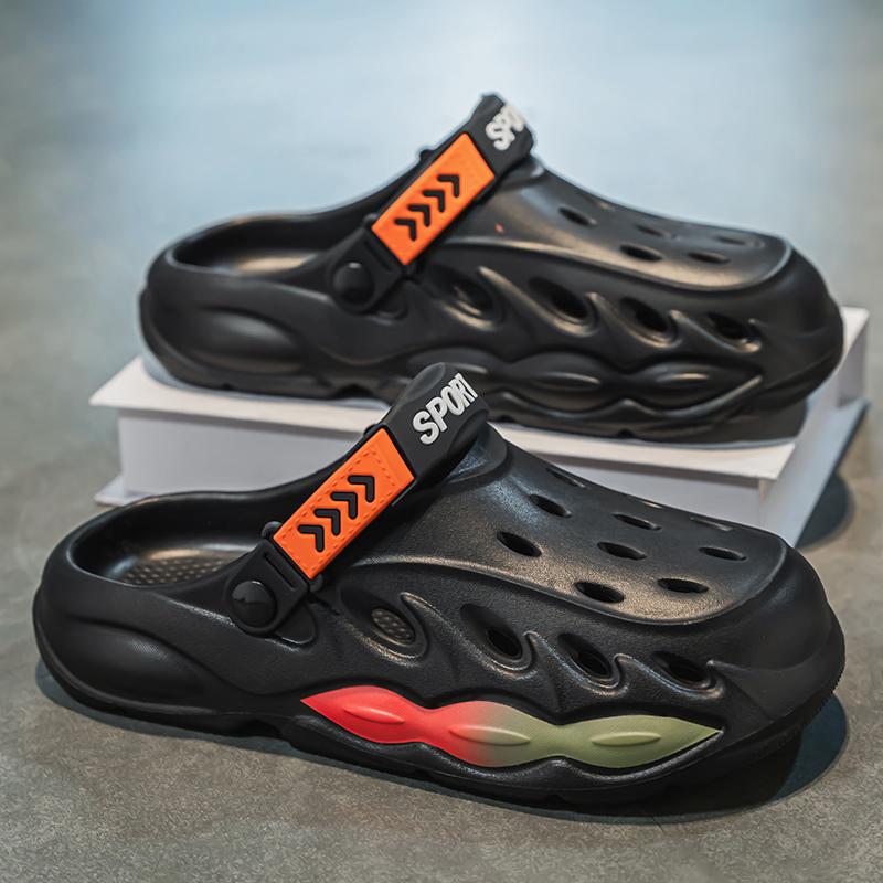 Fashion CYYTL Mens Slippers Summer Casual Outdoor Beach Shoes Sandals Walking Slides Comfort Lightweight Luxury Designer Fashion Leather