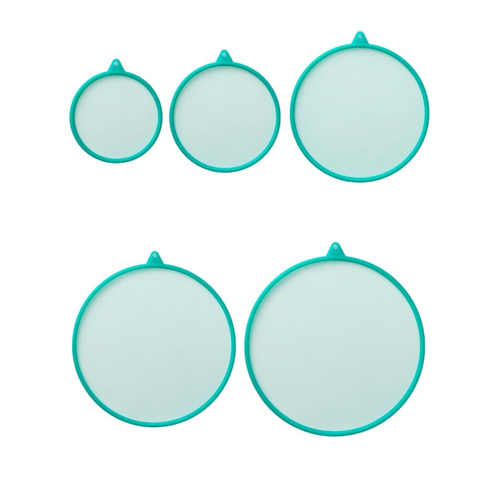 5Pcs Round Food Fresh Keeping Cover Hangable Bowl Lids Multifunctional Food Covers  for Household