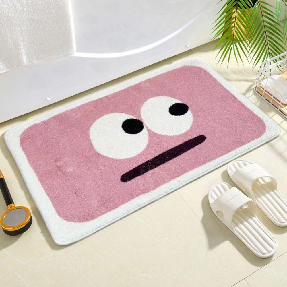 

Water Absorbent Foot Pad Thickened Carpet Fashion Floor Mat Bathroom