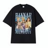 Limited Hannah Montana Y2K Fan Graphic Y2K T Shirts Unisex Women Clothing Retro High Street Tshirt Summer Tops 100 Cotton T Shirt