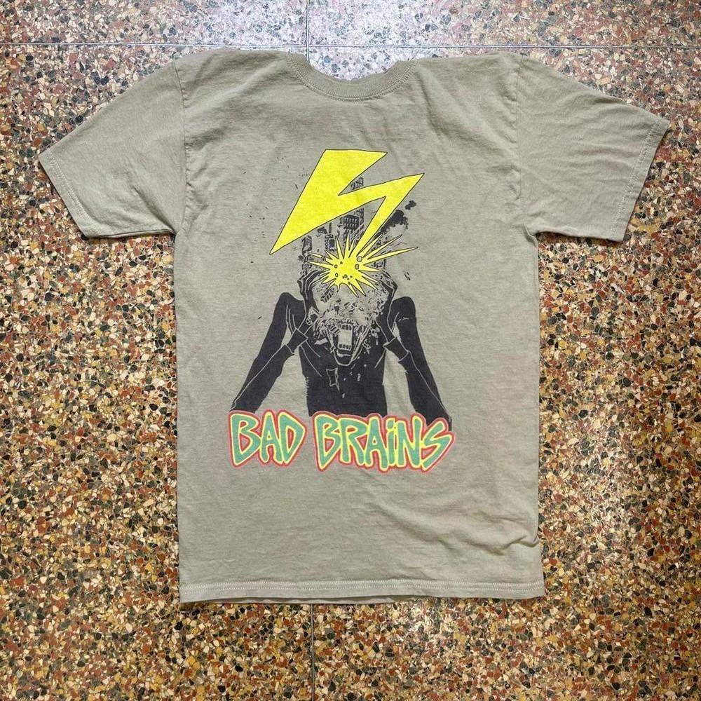 Bad Brains rock music tour concert short sleeve military green shirt KV39943 Unisex T-Shirt S