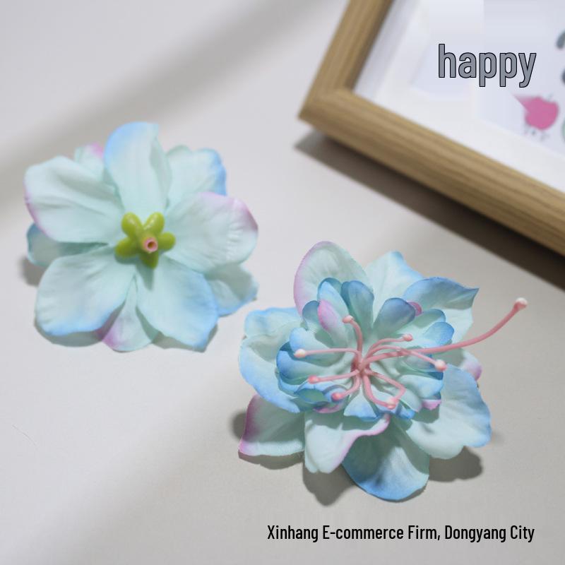 Silk Jasmine Flower Heads for Headdress, Cake & Photography Decorations, DIY Hairpin Craft