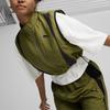Puma Color Block Casual Woven Sleeveless Vest Women tops Green 624299-33