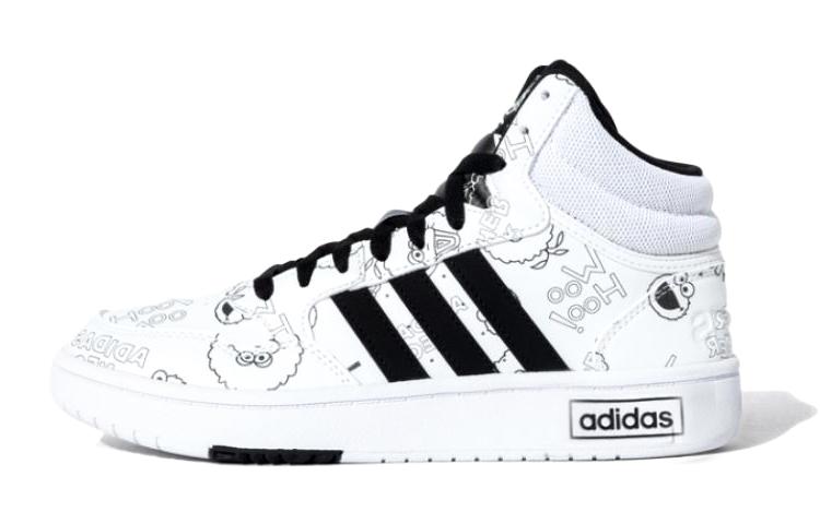 Neo Sesame Street x Neo Wmns Adidas Neo Hoops 3.0 Mid  Woo Hoo!  HQ9813 35.5