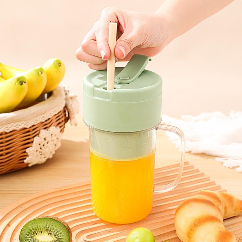 Portable Electric Fruit Juicer Cup USB Rechargeable for Camping Hygienic Travel Home Smoothies Shakes Use