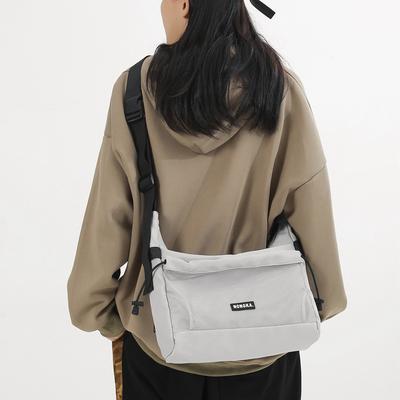 Crossbody Bag Female Student Japanese Tooling Wind Small Satchel Large Capacity Versatile Functional Slash Shoulder Backpack Casual Shoulder Bag