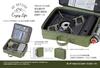 Captain Stag UF-40 Outdoor Storage Case for Portable Gas Stove with Pocket, Olive, Monte