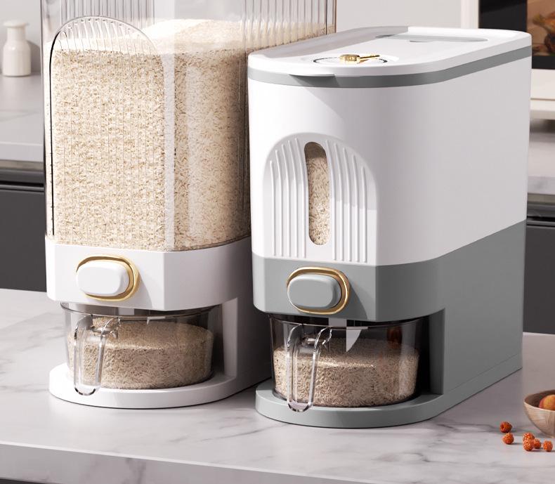 20 Jin Sealed Rice Storage Bucket: Insect & Moisture-Proof, Food-Grade, High-End Home Use Container