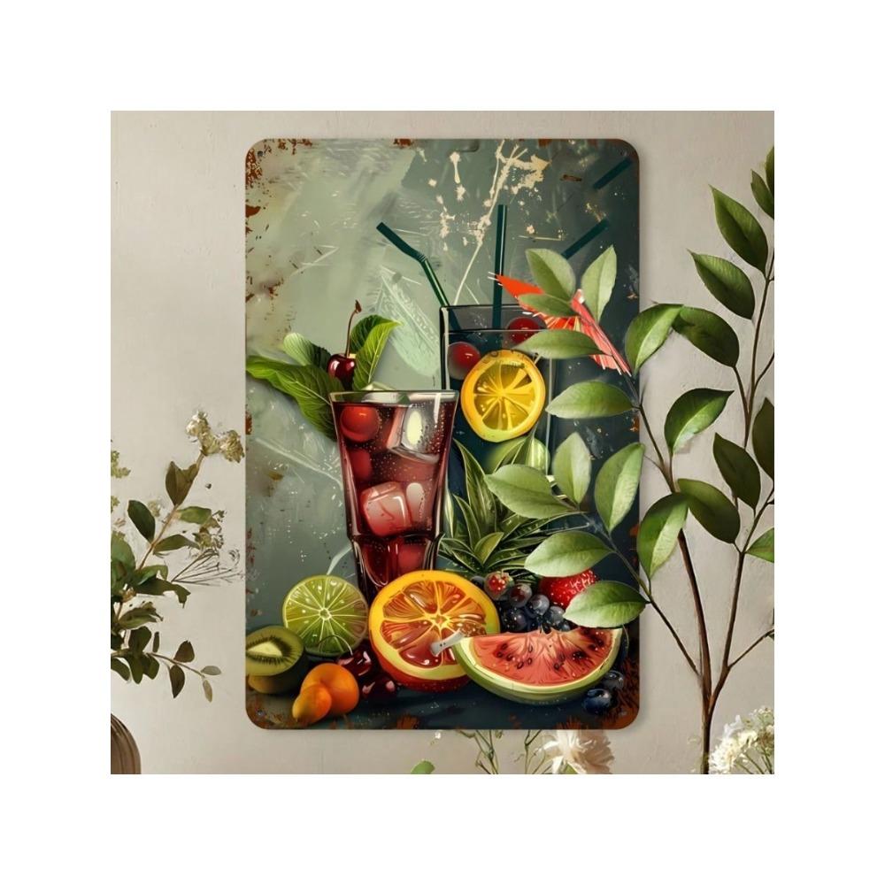 Vintage Tin Sign Home Wall Decor Metal Plaque Art