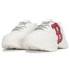 MLB Big Ball Chunky Cushioning Anti-Slip And Wear-Resistant Height Increasing Low-Top Chunky Sneakers Unisex White Red Sneakers 3ASHCS12N-43RDS