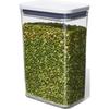 OXO Oksō Storage Container Plastic Airtight 2.6L Pop Kitchen (Food Seasoning Dried Goods Moisture Prevention) Rectangle Medium