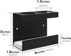 Aluminum Wall Mount Electric Toothbrush Holder for Bathroom, Shower, Toothbrush Hanger Brush Stand, Hanger Bathroom Organizer