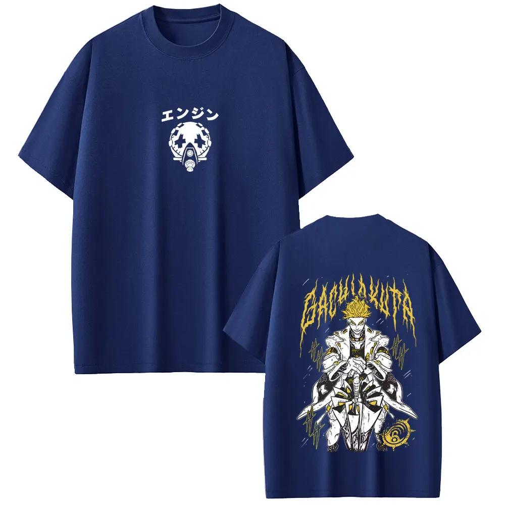 2026 Anime Gachiakuta Enjin Merch T Shirts Unisex Women Casual Oversized Crewneck Tshirt Casual Streetwear Tops For Unisex Women
