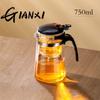 Cup Flowing Cup Teapot Tea Cup Office Glass Tea Set High Temperature Resistant Tea Maker Home Brewing Filter Teapot