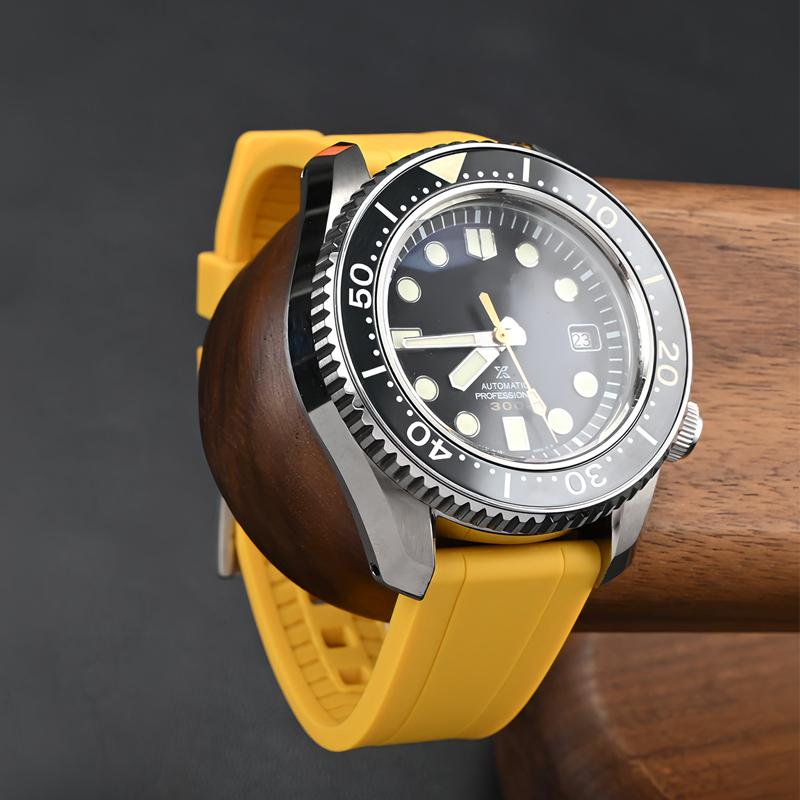 Bracelet de montre en silicone le plus récent pour Samsung Ultra Omega Seiko PROSPEX Panerai 20 mm 22 mm 24 mm Bracelet de montre en caoutchouc à dégagement rapide